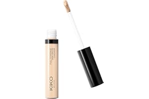 KIKO Milano Full Coverage Dark Circles Concealer 01 | Correcteur Liquide Haute Couvrance Pour Le Contour Des Yeux Et Le Visage