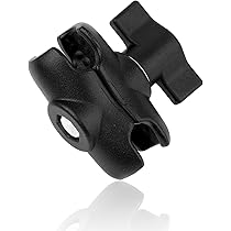 XiXiYang RAM Mounts Double Socket Arm 25mm,B Size 1'' Ball Short Compatible With RAM Mounts Metal Ball Socket Ram Mount - Full Length For Bike Motorcycle 1'' Ball Adapter Composite Medium Arm