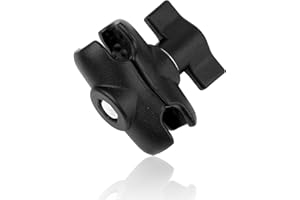 Gosknor Braccio a Doppia Presa, Braccio a Doppia Presa in Lega di Alluminio da 5,4cm Supporto per Telefono RAM Mount Supporto Bici Camion Supporti RAM per Componenti Sfera da 1"