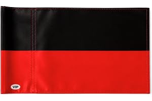Trume DMK Car Bonnet Flag | Premium Polycotton Fabric | Black & Red | 10 x 6 Inch | Double-Sided | Flag Only | Made in India