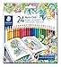 Produktbild Staedtler Noris Club 144 NC24 Buntstifte, erhöhte Bruchfestigkeit, sechskant, Set mit 24 brillanten Farben, ABS-System, kindgerecht nach EN71, PEFC-Holz, Johanna Basford Edition