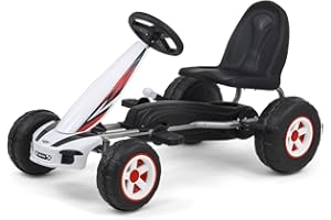 Milly Mally Pedal-Gokart Rutscher Viper, weiß, 5901761125856