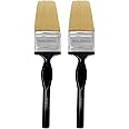 BUILDSKILL 2 Pcs Paint Brush Set | Size 2" | Soft Bristle Paint Brush for Wall | Durable & Thick Paint Brushes Set for Windows & Doors | Smooth Finish | DIY & Professional Use Painting Brushes