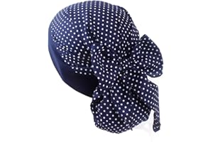 Pluto & Fox Turbante Gorra Pañuelo Para Cabeza De Tela De Mujer Para Cáncer Quimioterapia Chemo Oncológico Noche Pèrdida de Pelo Cabello