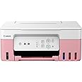 Canon PIXMA G3430 Wireless Colour 3-in-1 Refillable MegaTank Printer, Pink