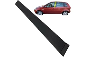 Pinochukka Compatible with Ford Fiesta MK5 [2002-2008] [ONLY for 5-Door Version] Front Left B Pillar Moulding Trim Passenger Side N/S Door Pillar 1473674, 2S61A20899AM