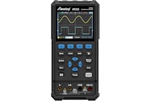 Abestope AT252 50MHz Bandwidth Oscilloscope Handheld Digital 2 in 1 Oscilloscope + Multimeter with 2 Channels and 3.5 inch LCD