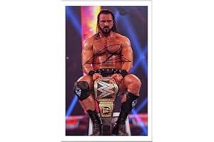 RJR PRINTS Drew McIntyre Fotodruck, signiert, 15,2 x 10,2 cm, vorgedruckt, Signature Wrestling Autogramm, Geschenk