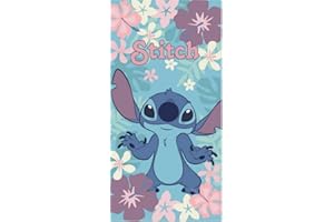 New Discount Drap de Bain Stitch 140 x 70 cm Bleu Floral Rapide Séchage Rectangulaire Serviette de Bain Coton/100%