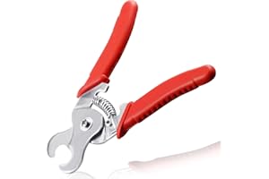 LEONTOOL 5 Inches Ear Tag Removing Tool Stainless Steel Ear Tag Remover Applicators Pliers Farm Animal Tools for Cattle Sheep Goat Pig Ear Tag Remover