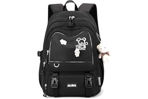 LANSHIYA School Bag for Girls Solid Color Casual Backpack Elementary Children's Backpacks Kids Book Bag for Middle School Students