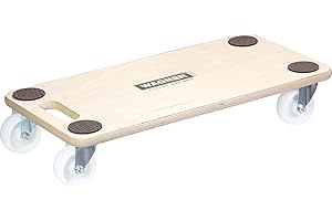 WAGNER DESIGN YOURSELF Wagner Chariot de Transport MM 1126 I 59 x 29 x 11 cm - Capacité de Charge 200 kg - pour Objets encombrants, équipements et Meubles I Patins antidérapants I certifié FSC® - 20112601