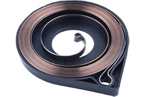 MOTOCULTURE ONLINE Pièce détachée d'origine constructeur : 1X Ressort de Lanceur/Démarreur pour Tronconneuse 45cc 4500 52cc 5200 58cc 5800 Voir dimensions sur Photos Merci de vérifier avant de passer commande