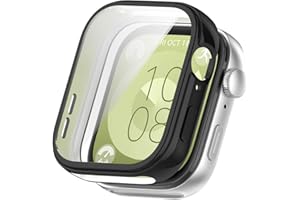 BYISYUE Etui do Huawei Watch Fit 3 folia ochronna etui, silikon TPU ochrona wyświetlacza case cover, ochrona przed zarysowaniami i kurzem obudowa do Huawei Watch Fit 3