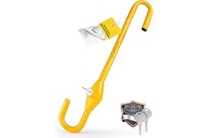 Heldenwerk Bloqueo para Volante por Protección Antirrobo - Antirrobo Coche universal - Barra Coche, Dispositivos Antirobbo para Coche