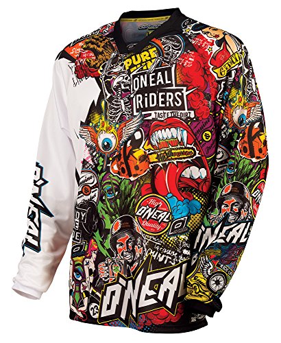 Mx Jersey Oneal 2015 Mayhem Crank Nero-Multi (L , Nero)