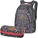 Produktbild DAKINE 2er SET Rucksack Schulrucksack Laptoprucksack 25l PROM + SCHOOL CASE Mäppchen Wallflower II