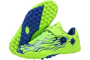 Mateju Scarpe da Calcio, Scarpe Calcio All'Aperto Scarpe Calcio Bambino Antiscivolo Scarpe da Allenamento di Calcio 28-38 Scarpe da Calcio Junior Professionali