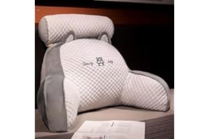 Anttyscar Kinder Reading Pillow, rückenkissen mit armlehnen, 60*40CM lesekissen für Bett und Sofa, bettsessel Rückenlehnenkissen mit Armlehnen und Rückenstütze, Kissengeschenke für Ehemann und Freund