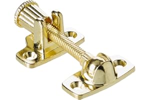 Merriway BH01890 Sash Window Fastener EB, Brass