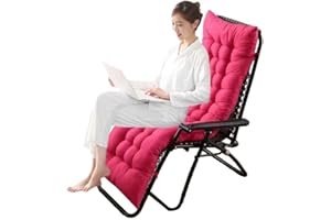 UYEOCO Coussin Chaise Longue Extérieur 48*125/155/170CM Coussin De Chaise Longue De De Jardin，Coussin Transat Jardin,Coussin Bain De Soleil,Coussin Chaise Longue Pliable,Coussin De Jardin Extérieur ( Color :