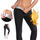 legging pants sauna sweat thermal exercise for weight loss sports fitness sweat girdles thigh workout suit waist trainer gym
