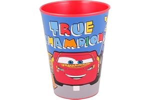 CARTOON Gobelet enfant Cars Disney en plastique réutilisable 260 ml BPA Free