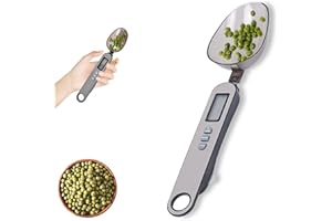 ZVD Digital Measuring Spoon, 500g/0.1g High-Precision Measuring Spoons with LCD Display, Suitable for Kitchen Utensils, Daily Meals, Pet Food Measuring Spoons
