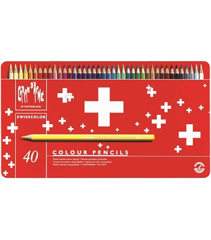 Caran D'Ache Luminance Buntstift 'Payne's Grey' – Farbe 60, Lichtbeständig, Ø 3,8 Mm, Aus Zedernholz