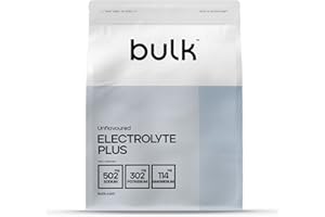 Bulk Electrolyte Plus, Nature, 186 g, 60 portions, Recharge en électrolytes, Améliore l’hydratation, Soutient la fonction musculaire & la performance, Convient aux végétaliens