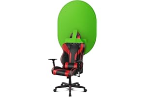‎OZONE GAMING GEAR OZONE Chroma Green Chroma X30 -OZCHROMAX30- Zaprojektowany do streamingu - Chroma Key do mocowania na krześle gamingowym - 100 x 130 cm, w zestawie torba