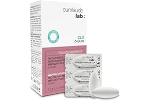 CUMLAUDE - Óvulos Vaginales CLX - Suavizante, Calmante y Reequilibrante de la Zona Íntima - 10 Uds
