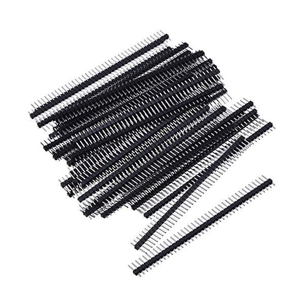 50 Packung Einzelne Reihe Single Row 40 Pin 2,54 mm Stecker Steckverbinder