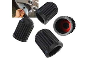 TÛCHE 4 Pieces Bouchon de Valve Pneu pour Velo, Auto, Moto, Voiture