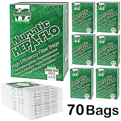 Numatic NVM-1CH Numatic Henry Sac De Nettoyage - 1 Boîte (Paquet de 10) - Blanc, Pack of 70
