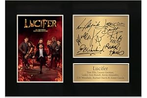 ZULU IMAGE Lucifer Cast Signed Autograph Series Season| A4 gedruckte Foto-Reproduktion Druck Bild Display Nr. 77