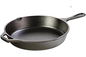 Lodge | Poêle en fonte naturelle 26cm | Sain et sans PFAS | Tous feux dont induction, four & BBQ | Made in USA