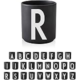 Design Letters Tazzine Caffe in Porcellana (A-Z) | Idee Regalo Uomo & Regalo Donna | Tazze Colazione Perfetto per Decorazione