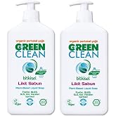 Green Clean Organik Sıvı Sabun Portakallı 500 Ml X 2 Adet