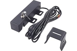 IELSNGAI Cerradura Eléctrica Automática para DC 24 V, Sistema Accionamiento de Puerta Batiente 60W, Espaciado orificios instalación 50 mm, Tamaño Cerradura 4.1 * 8.6 * 2in, IP44