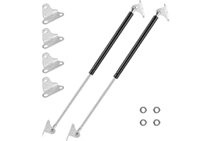 VIHBRAI 2 PCS 445N/100lb Gas Struts,Lift Stay Support,Heavy Duty Gas Spring,Gas Pistons for Doors,Furniture Jack,Gas Spring for Door Cabinet Furniture Kitchen,20inch,Trunk Gas Support Struts,507mm