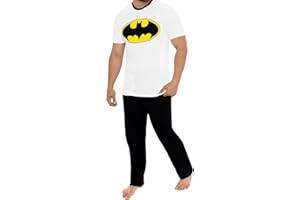 Piżama BATMAN | Piżama Męska Batarang | Piżama Męska Z Krótkim Rękawem | Piżama Męska Bawełniana | Rozmiary Od Małego Do XX-Dużego