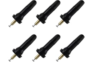 SHPUJUN 6 Stück Tubeless Ventil,Ersatz RDKS Ventil für Reifen,Gummi Valve Reifendrucksensor,TPMS Reifendruckkontrollsystem,Langlebige Autoreifen Ventil,Ventileinsatz Auto,Auto Ventile,Schrader Ventil
