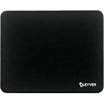 Tapis Souris Cleyver 250x200mm - Tissu Jersey Imperméable - Noir - Bureau Et Gaming