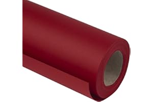 RUSPEPA Rotolo Di Carta Kraft Rosso - Carta Pesante Da 81,5 Mq Per Natale, San Valentino, Tutti I Prodotti Artigianali - 76,2 Cm X 10 M Per Rotolo