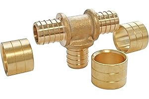 SOMATHERM FOR YOU, Té égal à glissement pour tube PER Ø16 mm - Sachet de 2 pièces - Raccordement facile et rapide - Norme NF 545 - Applications chauffage et sanitaire - Pression max 10 bars