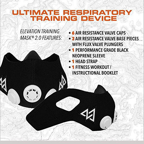 Elevation Training Mask Maske für Höhentraining - 5