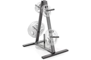 Marcy Standard Weight Plate Tree for 1-Inch Plates for Home Gym, 300 lb. Max. Capacity PT-5733