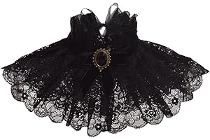 BLESSUME Collier vintage Lolita gothique punk collier en dentelle charme cosplay accessoires…