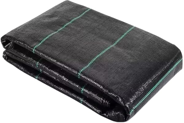 GARDENIX Ogräsfleece extra stark 70 g/m² (3,2 m x 15 m) markväv, markväv, mot ogräs